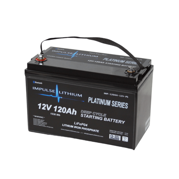 12V-120AH Platinum Series LiFePO4 Lithium Cranking Battery 